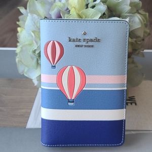 ❤KATE SPADE Hot Air Balloon Passport Holder ❤